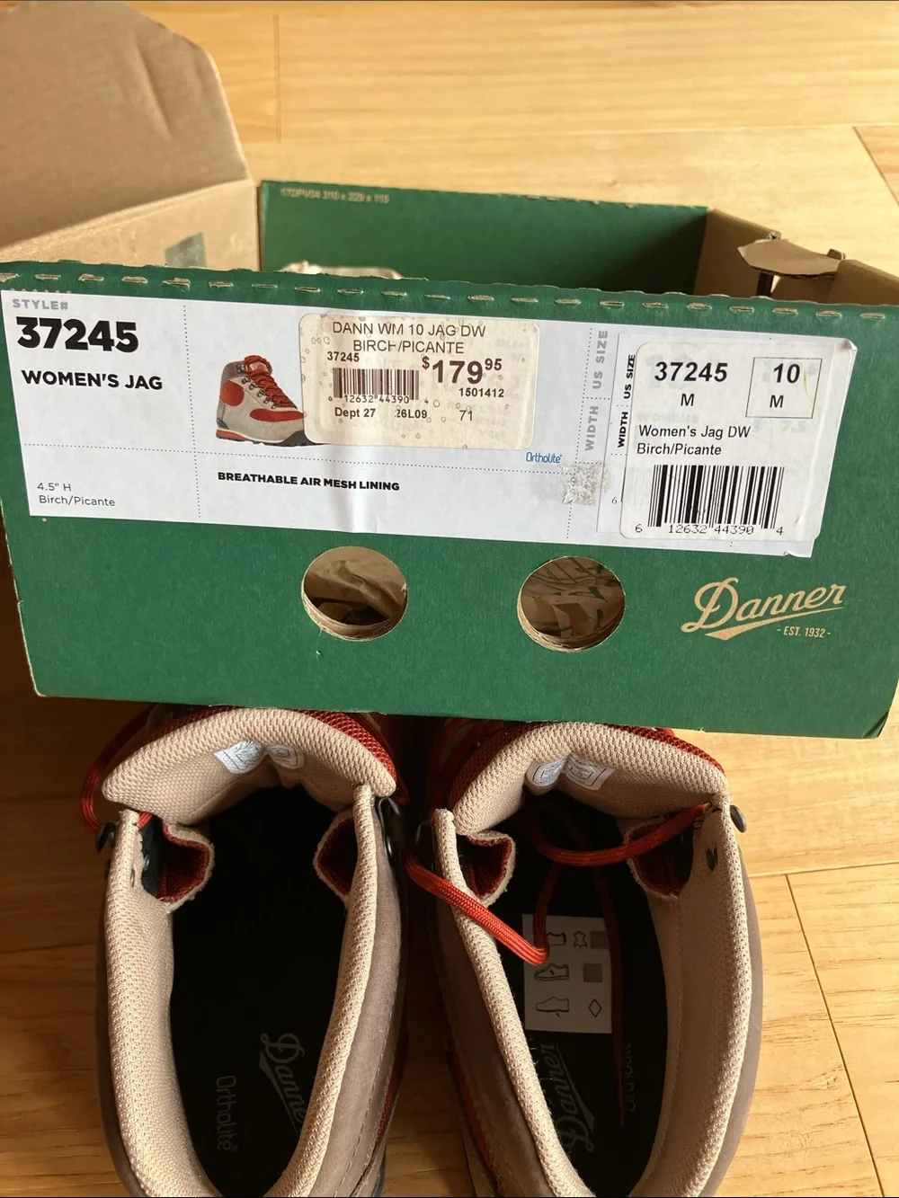 Danner women’s Jag Birch/Picante hiking boot